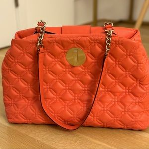 Kate Spade coral colored medium sized purse